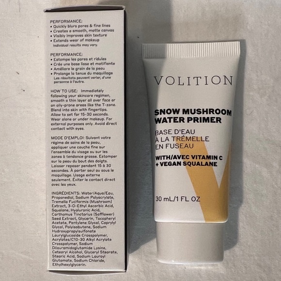 🌟NIB🌟 VOLITION Snow Mushroom Water Primer 1oz - Picture 6 of 8